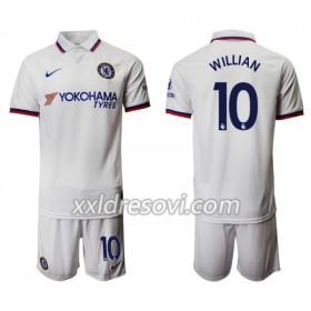 Chelsea WILLIAN 10 Drugi Dječji Komplet Dresovi za Nogomet 2019-2020 (+ kratke hlače)